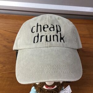 Zkapz Bill Engvall Cheap Drunk Khaki Cotton Baseball Cap Adjustable